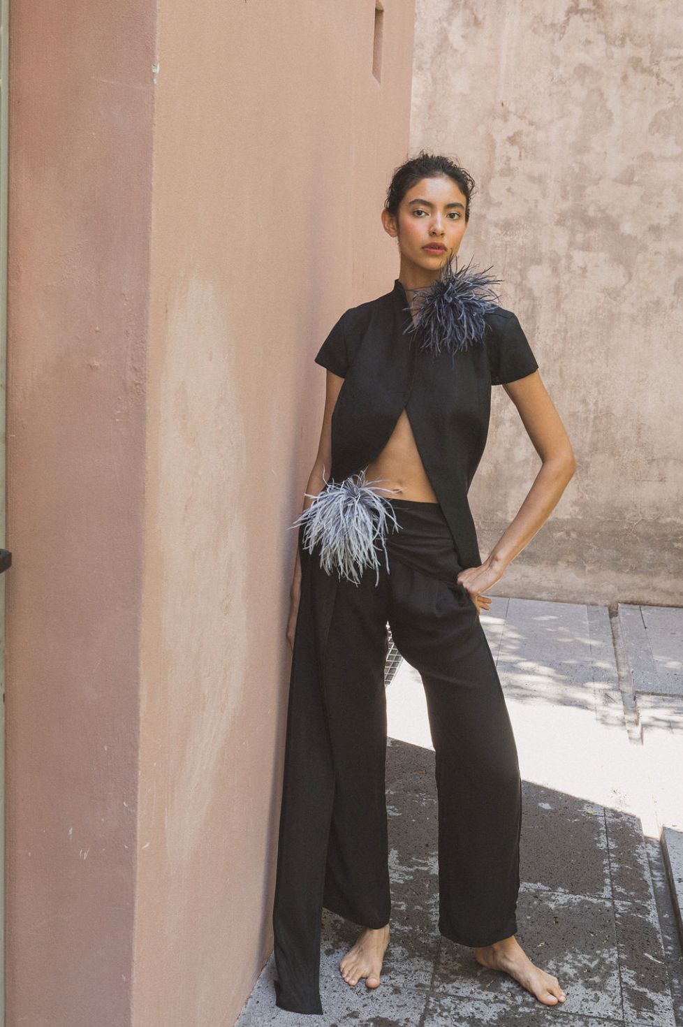 Pin Plumas Avestruz