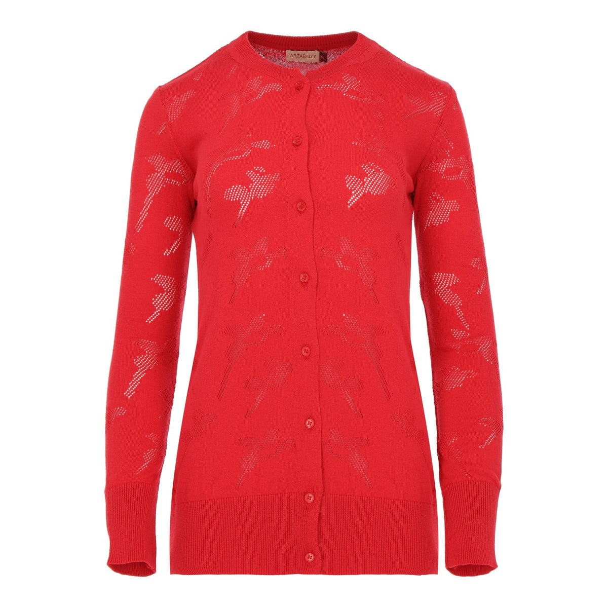Cardigan Orchidae Rojo