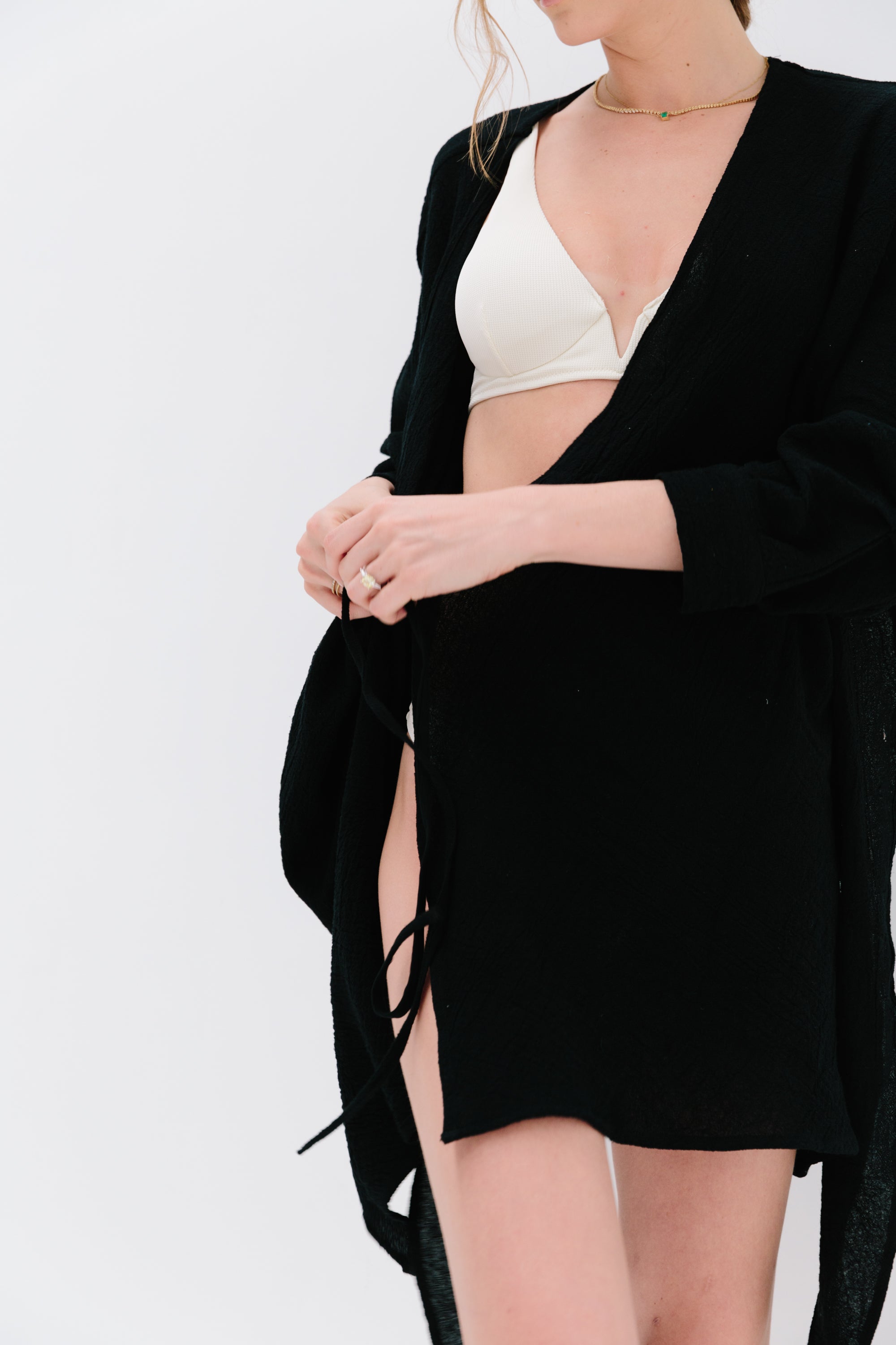 Jacinta Washed Cotton Robe